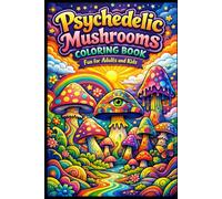 Psychedelic Mushrooms Coloring Book - Fun for Adults and Kids