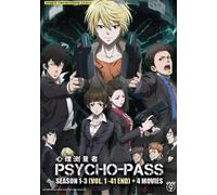 Psycho-Pass Serie Completa Stagione 1-3 + DVD 4 Film Anime [Dub Inglese]