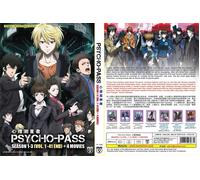 Psycho-Pass (stagione 1-3: VOL.1-41 + 4 film) ~ doppiato in inglese ~ DVD ~...