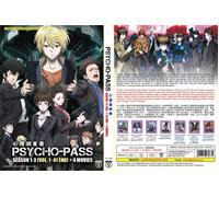 Psycho-Pass (stagione 1-3: VOL.1-41 + 4 film) ~ doppiato in inglese ~ DVD ~ s...