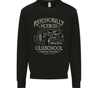 Psychobilly Hotrod Hot Rod Dragster Bambini Felpa Maglione