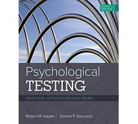 Psychological Testing: Principles, Applications, and Issues