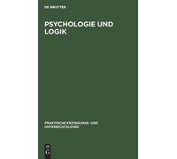 Psychologie Und Logik (Copertina rigida)