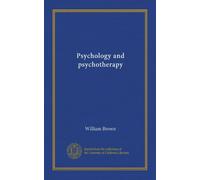 Psychology and psychotherapy