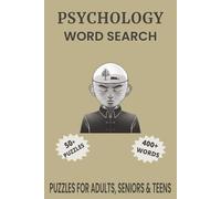 Psychology Word Search Puzzle Book: Word Searches with Easy to Read Print about Psychology, Mental Health, Mind and More | 6x9 inches, 110 pages | 50+ ... for Vacations, Holidays and Free Times.
