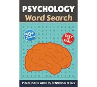 Psychology Word Search Puzzle Book: Word Searches with Easy to Read Print about Psychology Terms, Mindfulness, Self Awareness and More | 6x9 inches, ... Gift for Vacations, Holidays and Free Times