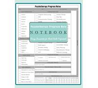 Psychotherapy Progress Notes Notebook: One-Page Session Documentation for Mental-Health Professionals