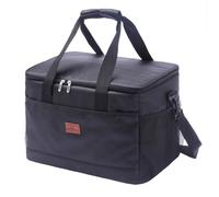 Psyfwznkny Borsa per urna portatile pieghevole impermeabile, cremazione in un luogo diverso, trasferimento di urne, per scatola per urna commemorativa per cremazione(Black Large)