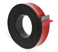 Psyqtsuary Strisce di Gomma Autoadesive, 2 m × 25 mm x 2 mm, Neoprene per Costruzioni, Gomma Piena per Guarnizione, Fai da Te, Protezione per Pavimenti, Protezione dagli Urti, Antiscivolo