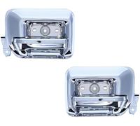 PT Auto Warehouse GM-2549M-RP - Maniglia interna interna interna per porta, leva cromata - coppia posteriore sinistra/destra