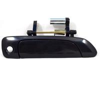 PT Auto Warehouse HO-3232S-FR - Outside Exterior Outer Door Handle, Smooth Black - 4-Door Sedan, Passenger Side Front