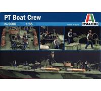 PT Boat Crew Elco Equipaggio (10 Unpainted Figures) Plastic Kit 1:35 Model