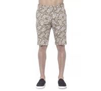 PT Torino Beige Cotton Men Bermuda Shorts - IT52 | XL