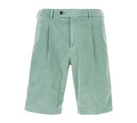 PT Torino - Bermuda in Velluto a Coste Verde Chiaro - - Shorts - Uomo - Verde - XL