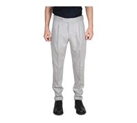 PT Torino - Pantaloni a righe in lana e cashmere - - Trousers - Uomo - Grigio - M