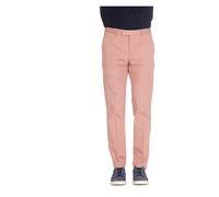 PT Torino - Pantaloni Rosa Twill Stretch Slim Fit - - Trousers - Uomo - Rosa - L