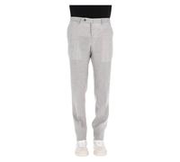 PT Torino - Pantaloni Slim Fit in Lino - - Trousers - Uomo - Grigio - S