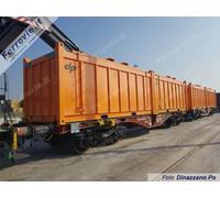 Pt Trains Pianale Trasporto Container Dinazzano Po Touax FS Scala H0 LK Train