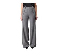 PT01 - Pantaloni Grigi Eleganti - - Trousers - Donna - Grigio - 2XS