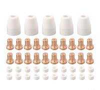PT31 CUT30-50 Kit di materiali di consumo per taglierina al plasma professionale 65 pezzi con ugelli elettrodi anelli in ceramica per CUT40 per saldatrice CUT50 CT312