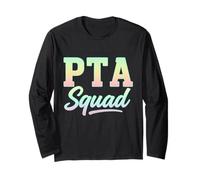 PTA Squad Parent Teacher Association Back to School Teacher Maglia a Manica