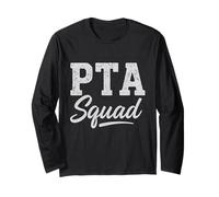 PTA Squad Parent Teacher Association Back to School Teacher Maglia a Manica