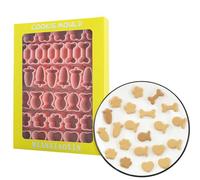 PTaizjjz Mini formine per biscotti a forma di carote, amori, ossa di cane, gatto, per la cottura di gatti