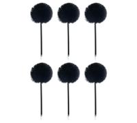 Ptasccne 6 pezzi di materiale scolastico for penna a sfera pelosa 0,7 mm | Facile da scrivere for ragazzi e ragazze, scrittura for adulti, diario, stagione del rientro a scuola