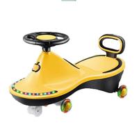 Ptasccne Altalena for auto oscillante con luce musicale for ragazzi e ragazze, che gira il movimento for sterzare triciclo