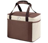 Ptasccne Borsa for il pranzo for uomo e donna, a doppio piano, isolata a tenuta stagna, morbida porta pranzo