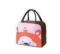 Ptasccne Borsa for il pranzo isolata Borsa da donna riutilizzabile for ragazze porta pranzo