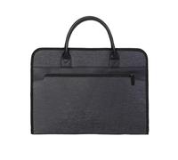 Ptasccne Borsa portadocumenti Oxford con cerniera e manico, borsa portadocumenti for il trasporto di documenti, libri, cartelle di archiviazione borsa porta pc