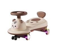 Ptasccne Cavalca l'auto Wiggle con ruota flash, scooter for bambini, set di giocattoli scorrevoli a dondolo for giochi all'aperto al coperto for ragazzi e ragazze triciclo