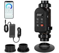 PtaTritious Sis-Tema di Clorazione ad Acqua Salata, Generatore di Cloro Sale con Controllo Tramite App Intelligente, Protezione a Sei Allarmi, Autopulente, Piscina Fino a 10000-60000 Gallon,40g/h