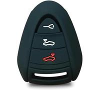 PTATT Custodia Protettiva per Chiave a Distanza per Auto in Silicone FOB per P-ORSCHE Boxster 911 996 997 Carrera Cayman 987 Cayenne Portachiavi Portachiavi