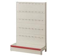 PTBMSE Scaffali del mercato di rendimento elevato con lo scaffale di esposizione al minuto di 20 Hoo per il nero pesante 75X40X165Cm, Wei?-75x40x135cm di Worhops di Worhops del mercato