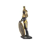PTC 27,9 cm Isis con Scudo Egyptian Mythological Goddess Statue Figurine