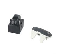 PTC - Relè di avviamento da 15 Ohm, progettato per mini compressori frigoriferi e accoppiato con dispositivo di sicurezza da sovraccarico da 1/6 HP (2 pin, 15 Ohm + 1/6H)