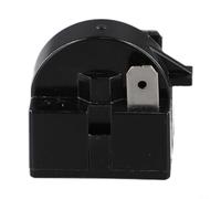 PTC - Relè di avviamento per compressore frigorifero, interruttore di protezione da sovraccarico a 2 pin, parte di ricambio per mini frigorifero e refrigeratore, dispositivo nero con (2PIN-15 Ohm)
