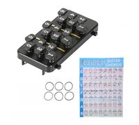 Ptdfjspt Kit di Aiuti per L'Allenamento Della Chitarra Strumento di Apprendimento Assistito per Accordi di Chitarra 18 Pulsanti Accordi di Chitarra con un per Chitarristi Principianti