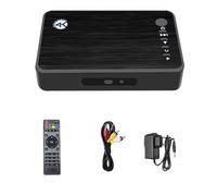 Ptdfjspt Lettore Multimediale Ultra HD 4K per Auto TV SD MMC RMVB MP3 USB HDD Esterno U Disco Multimedia Media Player Box Spina UE