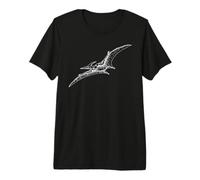 Pterodactyl Jurassic Dinosaur Flying Reptile Maglietta Premium