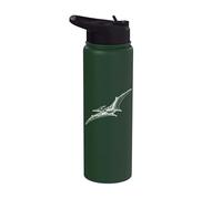 Pterodactyl Jurassic Dinosaur Flying Reptile Stainless Steel Insulated Water Bottle