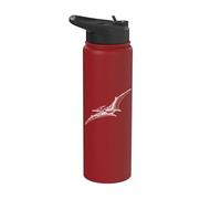 Pterodactyl Jurassic Dinosaur Flying Reptile Stainless Steel Insulated Water Bottle