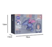 Pterosauro magnetico componibile con suoni e registrazione
