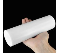 Ptfe Rod Heavy Duty Round Bar 20/30/50cm Large Diameter 80\U201390mm Solid Plastic Chemical Resistant Machinable For Industrial Use(110mm x 0.3m)