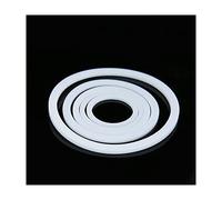 PTFE Rondella piatta Flangia di pressione calibro Acqua Gruppo articolare,10x5x2 (50Pcs)