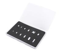 PTFE Stir Bar Set | 12 Pcs Laboratory Stirrer Mixer for Extreme Temperatures - 196℃ to 250℃ | Non - Corrosive Bars for Lab Instruments/Analysis