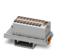 PTFIX Blocco di distribuzione 4/18x1,5-ns35 gy, grigio 1047454