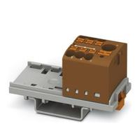 PTFIX Blocco di distribuzione 6/6x2,5-ns35 bn, marrone 3273076